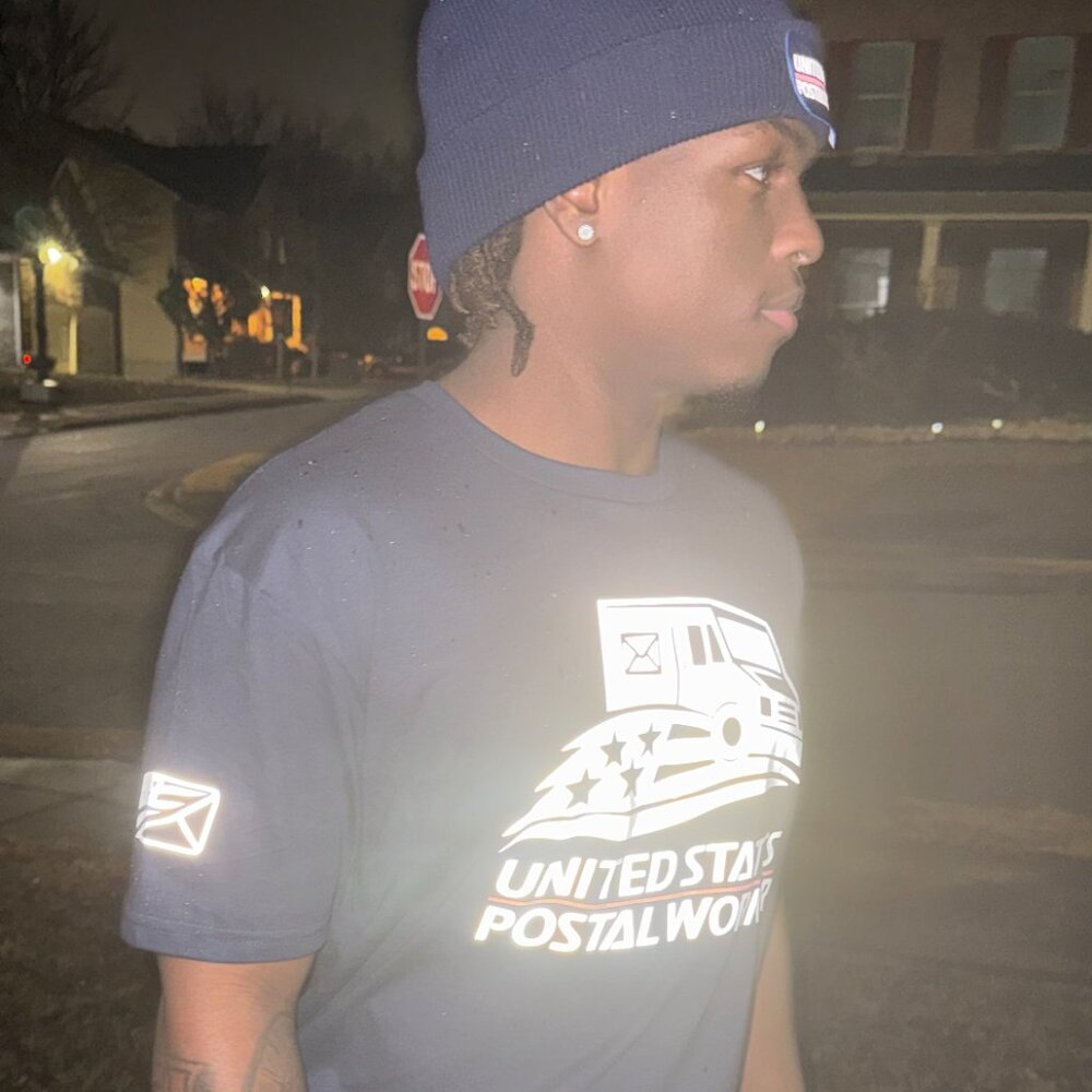 Reflective Postal Tshirt | Choose Logo | Delivery Worker Carrier - Picture 10 of 13